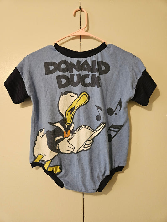 4/5T Duck RTS Tee Romper Upcycle