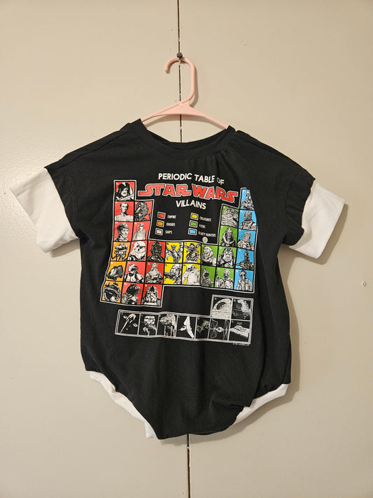 4/5T SW Table RTS Tee Romper Upcycle